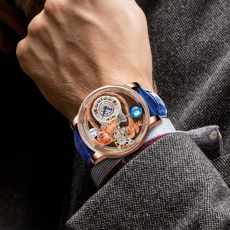 Men’s Fashion Tourbillon Watch – Good Luck Edition
