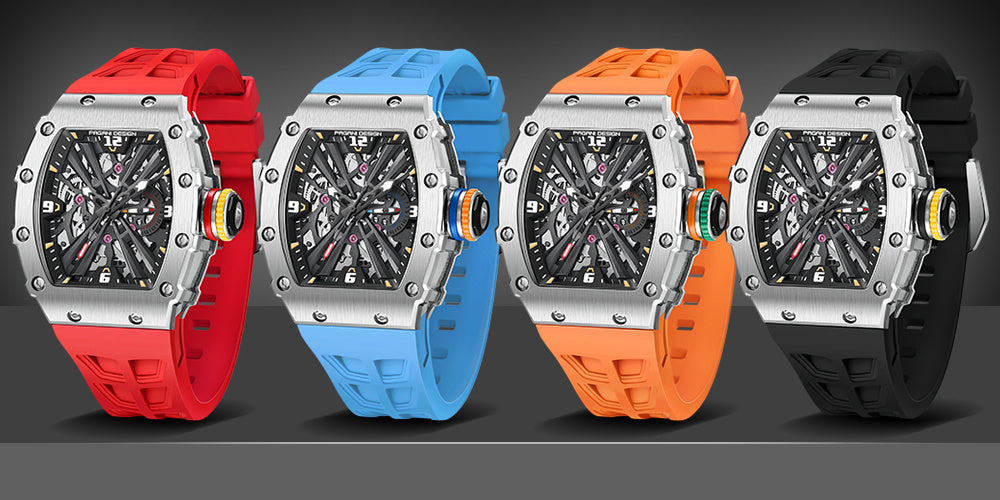 Elegant Square Quartz Calendar Watch for Men