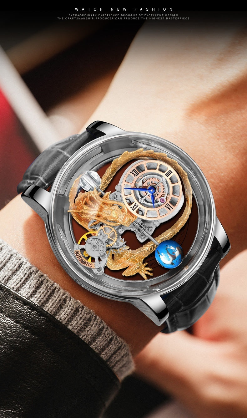 Men’s Fashion Tourbillon Watch – Good Luck Edition