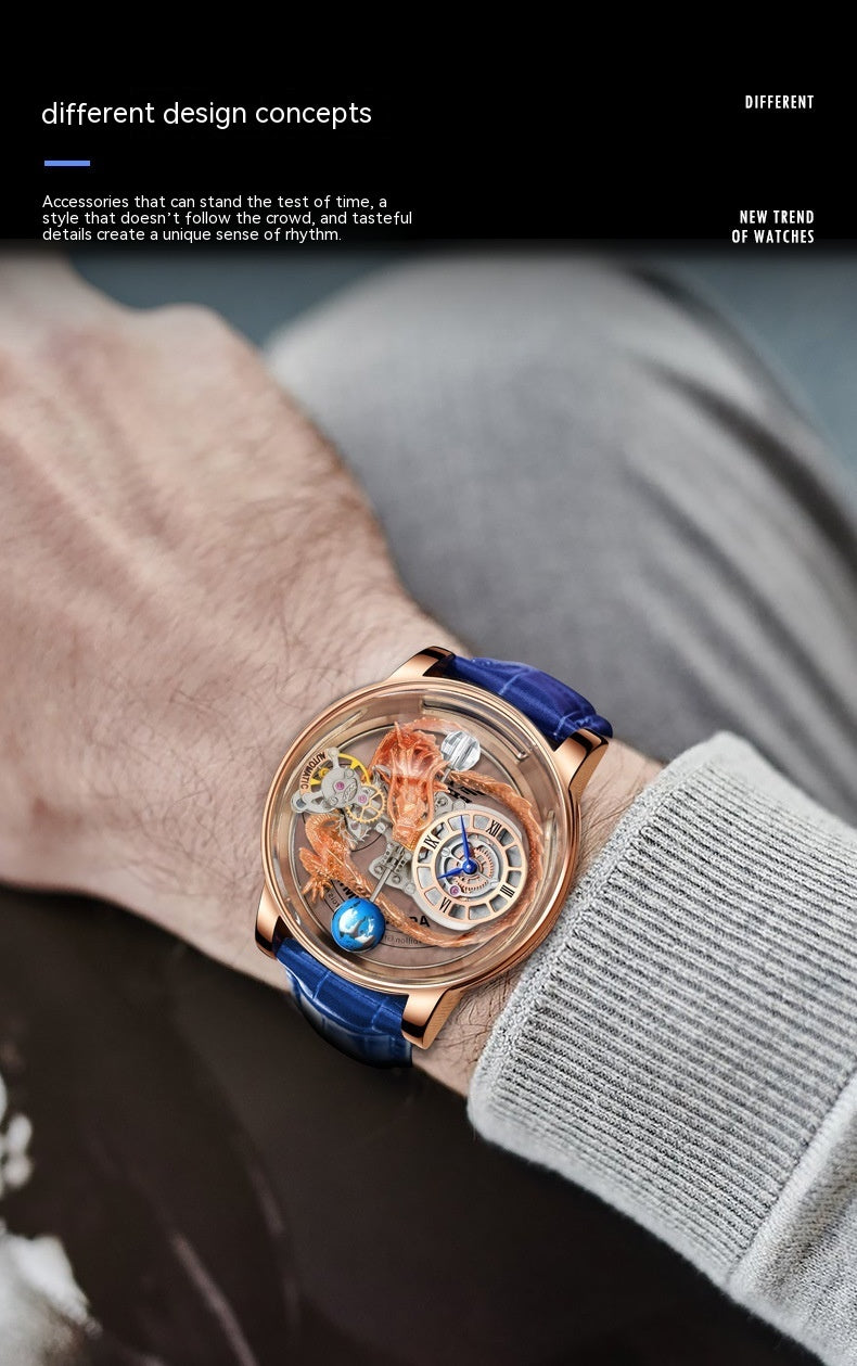 Men’s Fashion Tourbillon Watch – Good Luck Edition