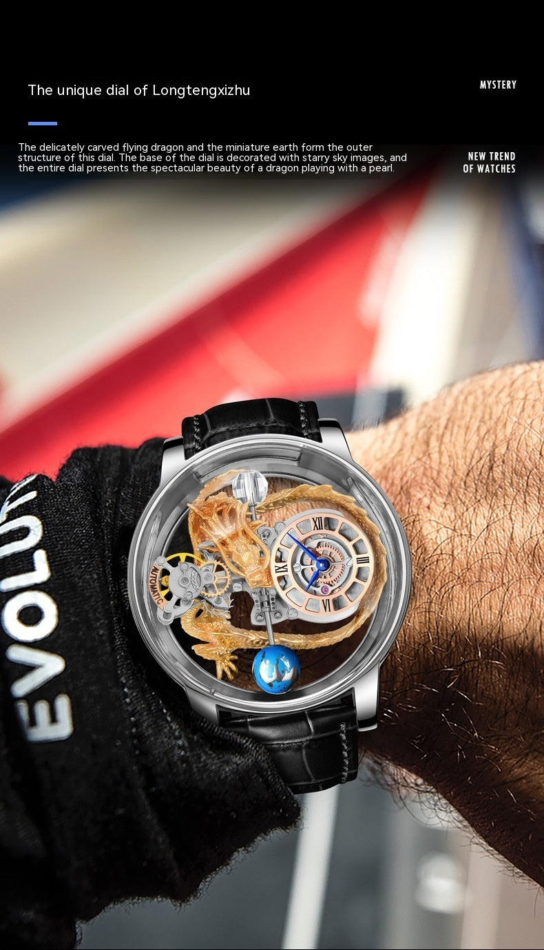 Men’s Fashion Tourbillon Watch – Good Luck Edition