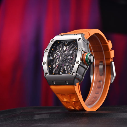 Elegant Square Quartz Calendar Watch for Men