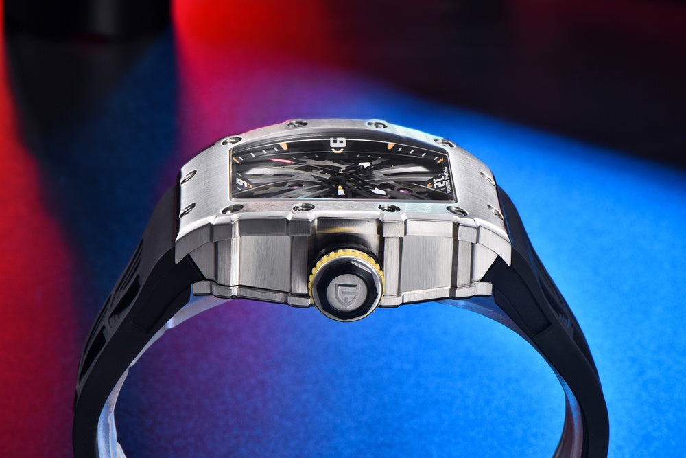 Elegant Square Quartz Calendar Watch for Men