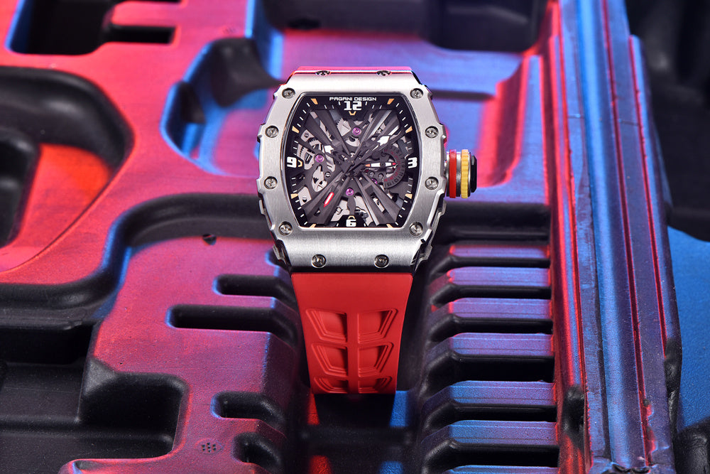 Elegant Square Quartz Calendar Watch for Men