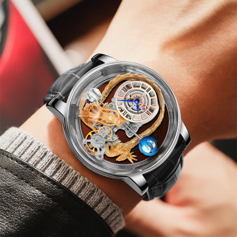 Men’s Fashion Tourbillon Watch – Good Luck Edition